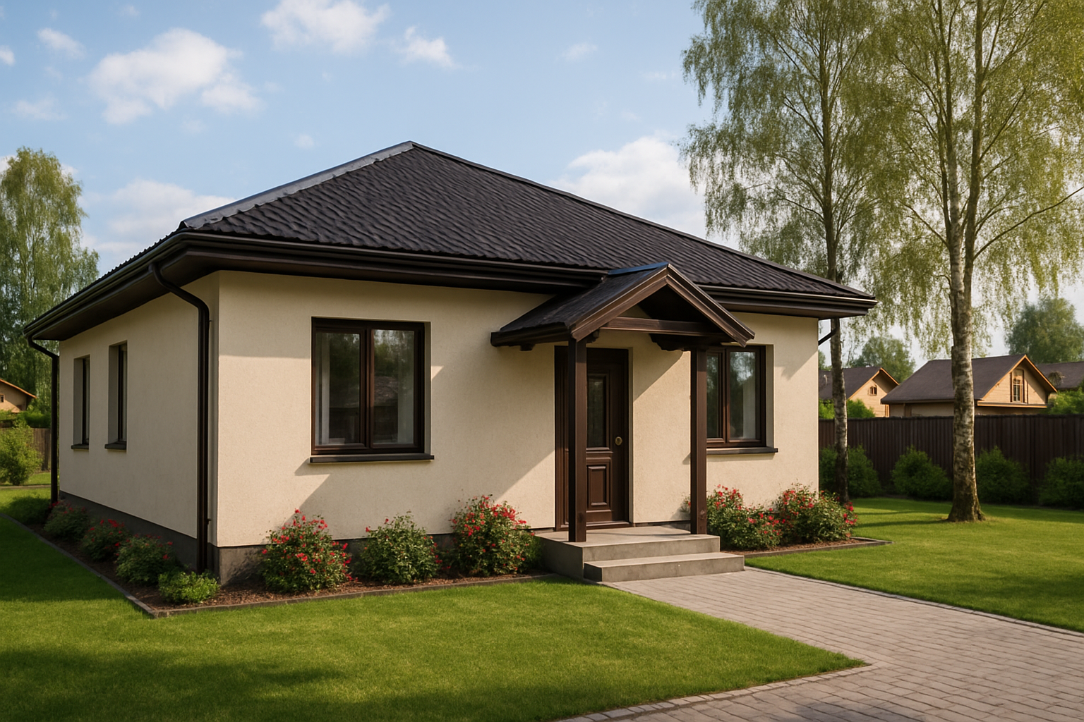 Дом из газобетона 100 м² в Перми — расчёт блоков и стоимость